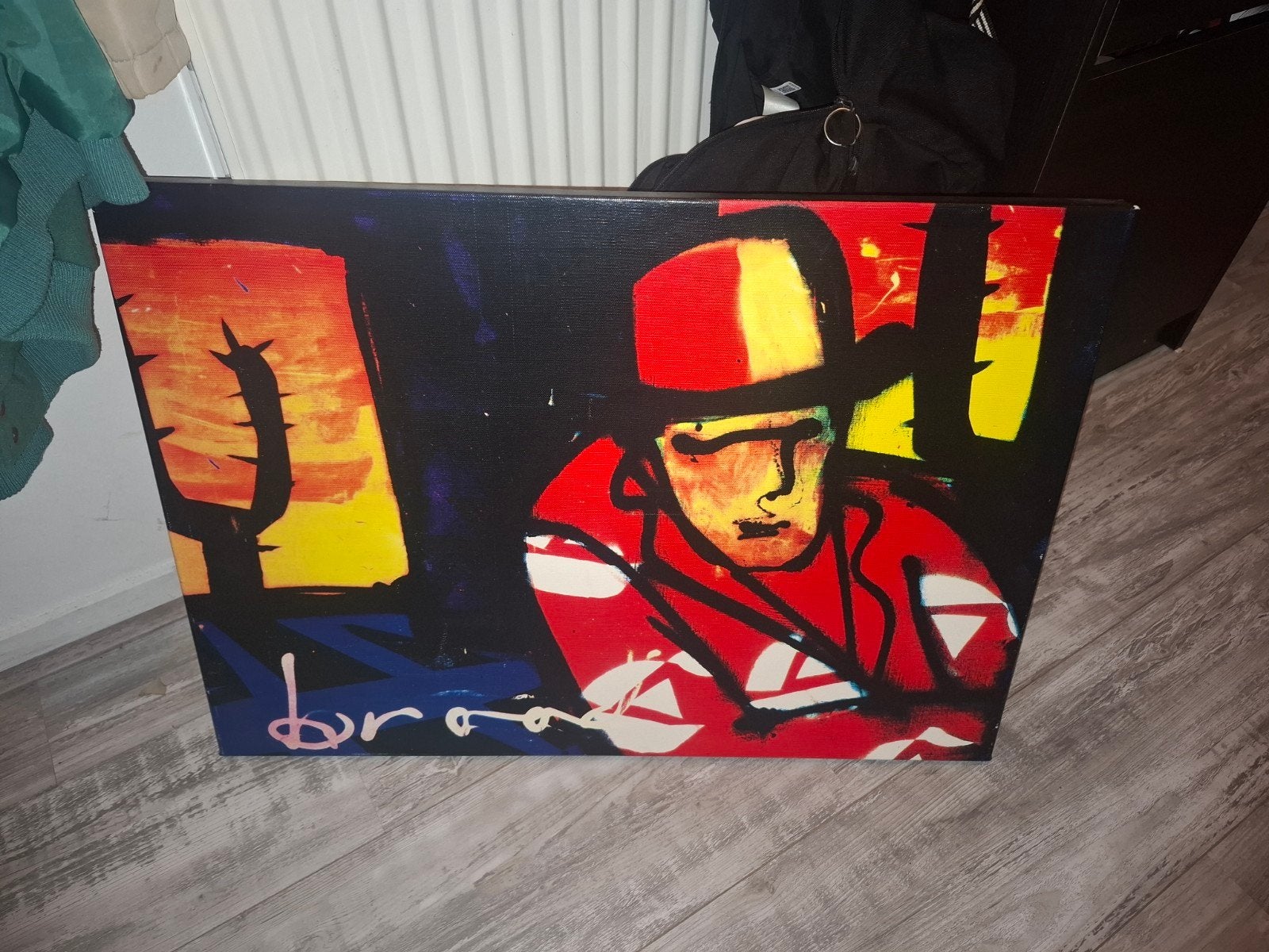 Modern schilderij Herman brood !!Replica!!, Ophalen, Doek, Portret of Personen, Expressionistisch