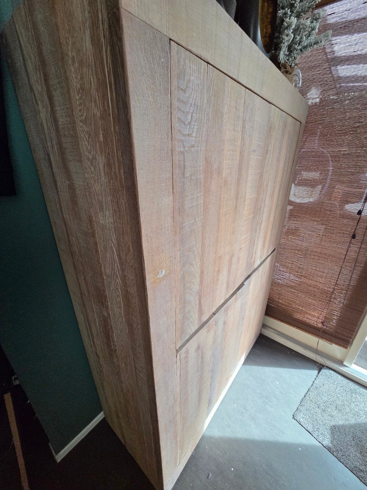 Eikenhouten kast, Ophalen of Verzenden, 25 tot 50 cm