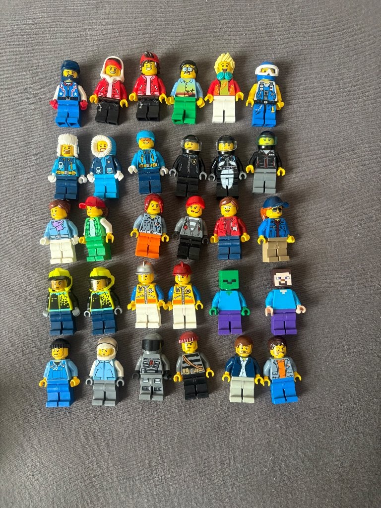 Lego poppetjes uit verschillende thema’s, Ophalen of Verzenden, Zo goed als nieuw, Minifiguur, Lego