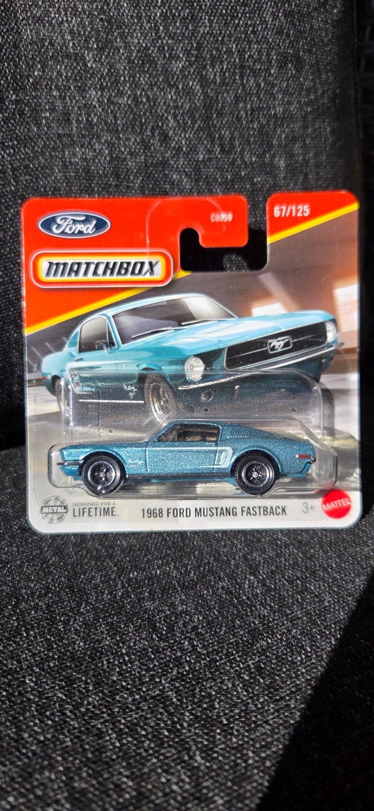 Matchbox 1968 Ford Mustang Fastback (67/125), Verzenden, Nieuw, Auto