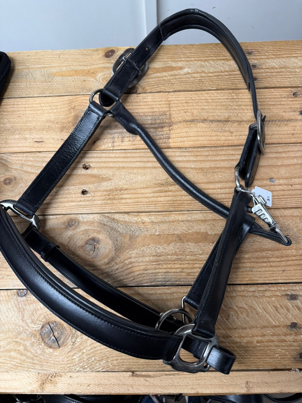Harry’s horse halster leer zwart cob, Dieren en Toebehoren, I, Nieuw, Ophalen of Verzenden, Zwart
