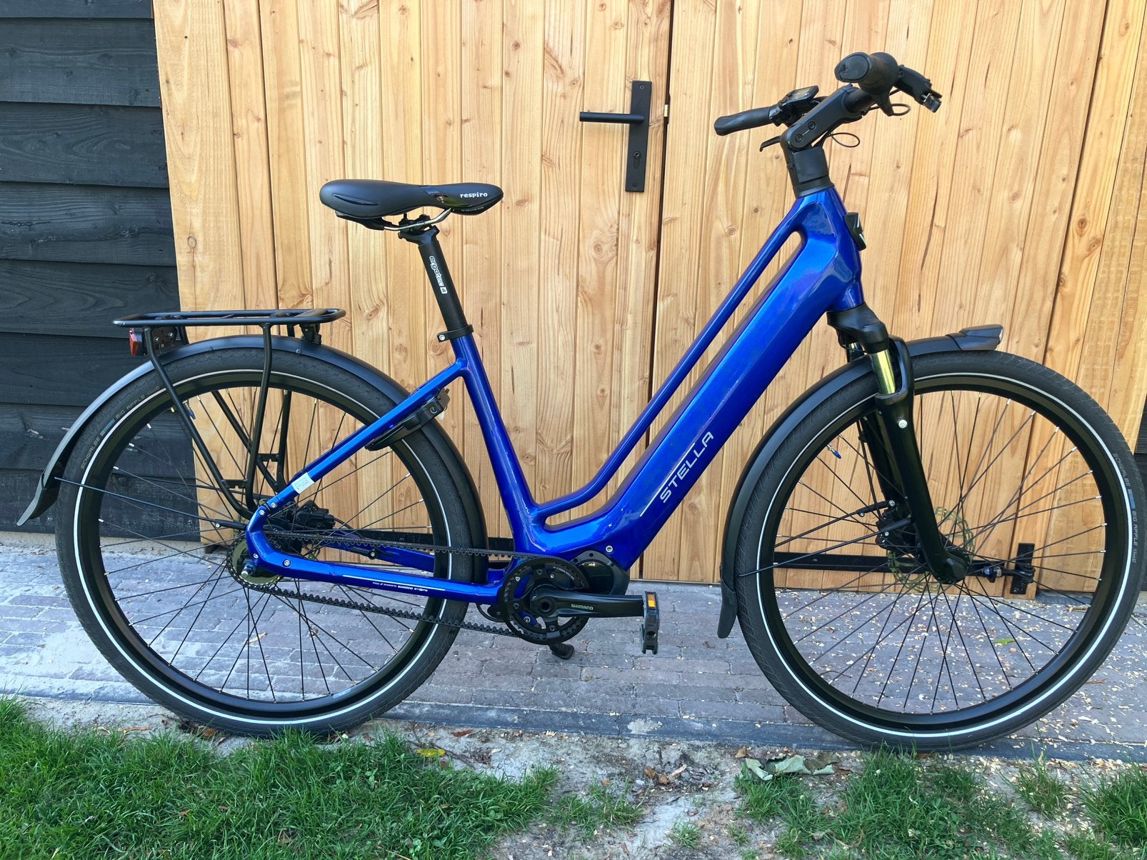 Stella Vicenza Pro MDS, riemaandrijving E-bike, Gebruikt, 50 tot 53 cm, Schijfrem, Ophalen