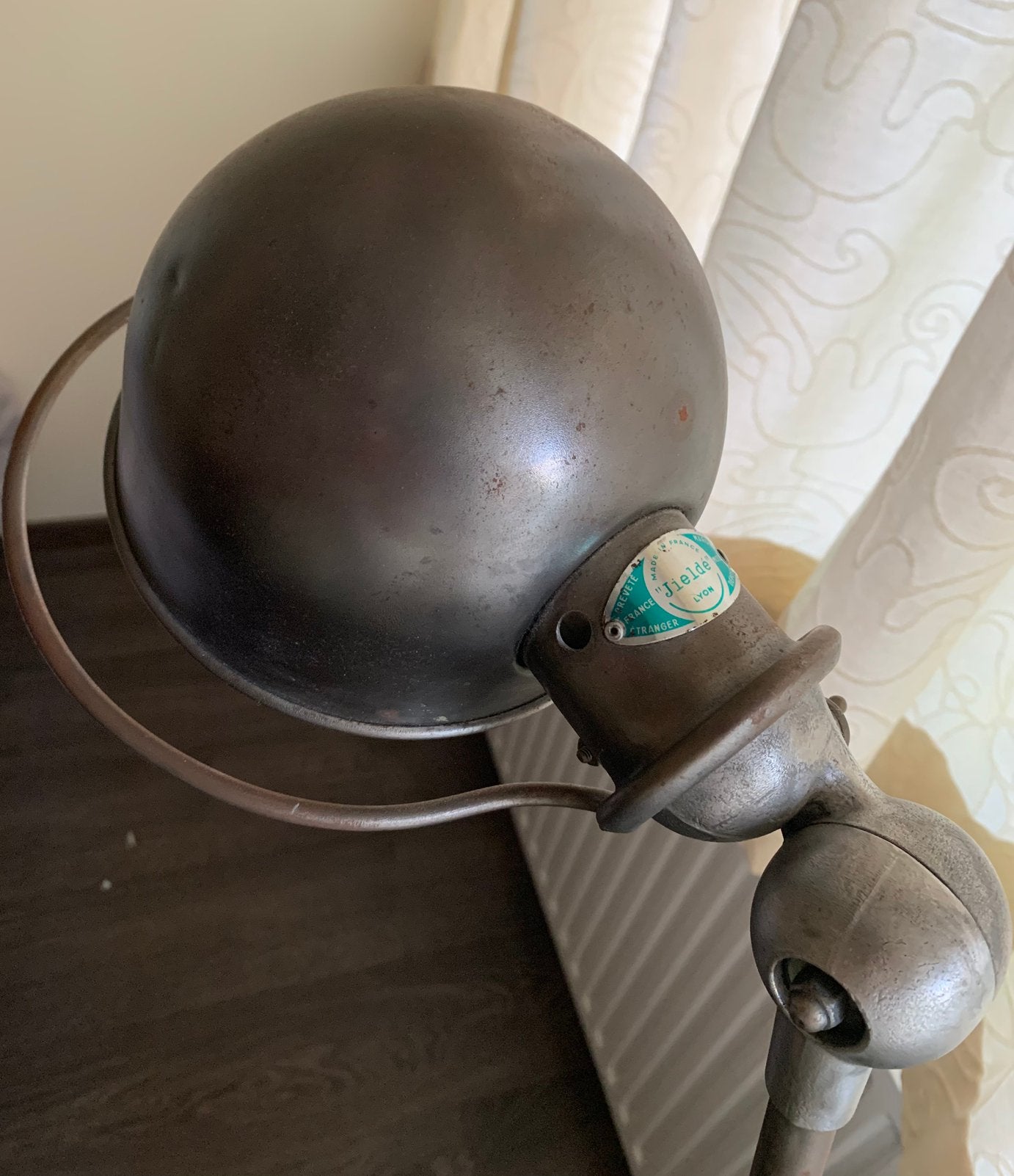 Originele Jielde vloerlamp - met 3 armem van 40cm, Ophalen, Gebruikt, 100 tot 150 cm, E27 (groot)
