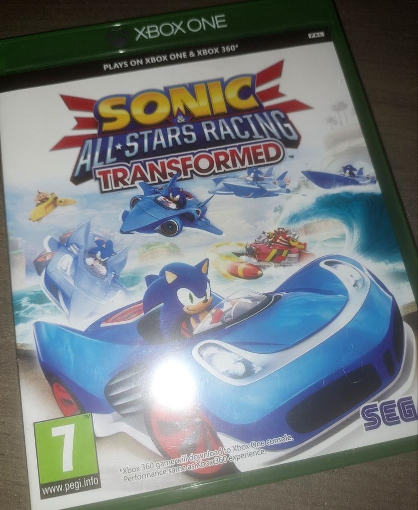 Sonic all-stars racing transformed xbox one z.g.a.n., Racen en Vliegen, Ophalen of Verzenden, Zo goed als nieuw, 3 spelers of meer