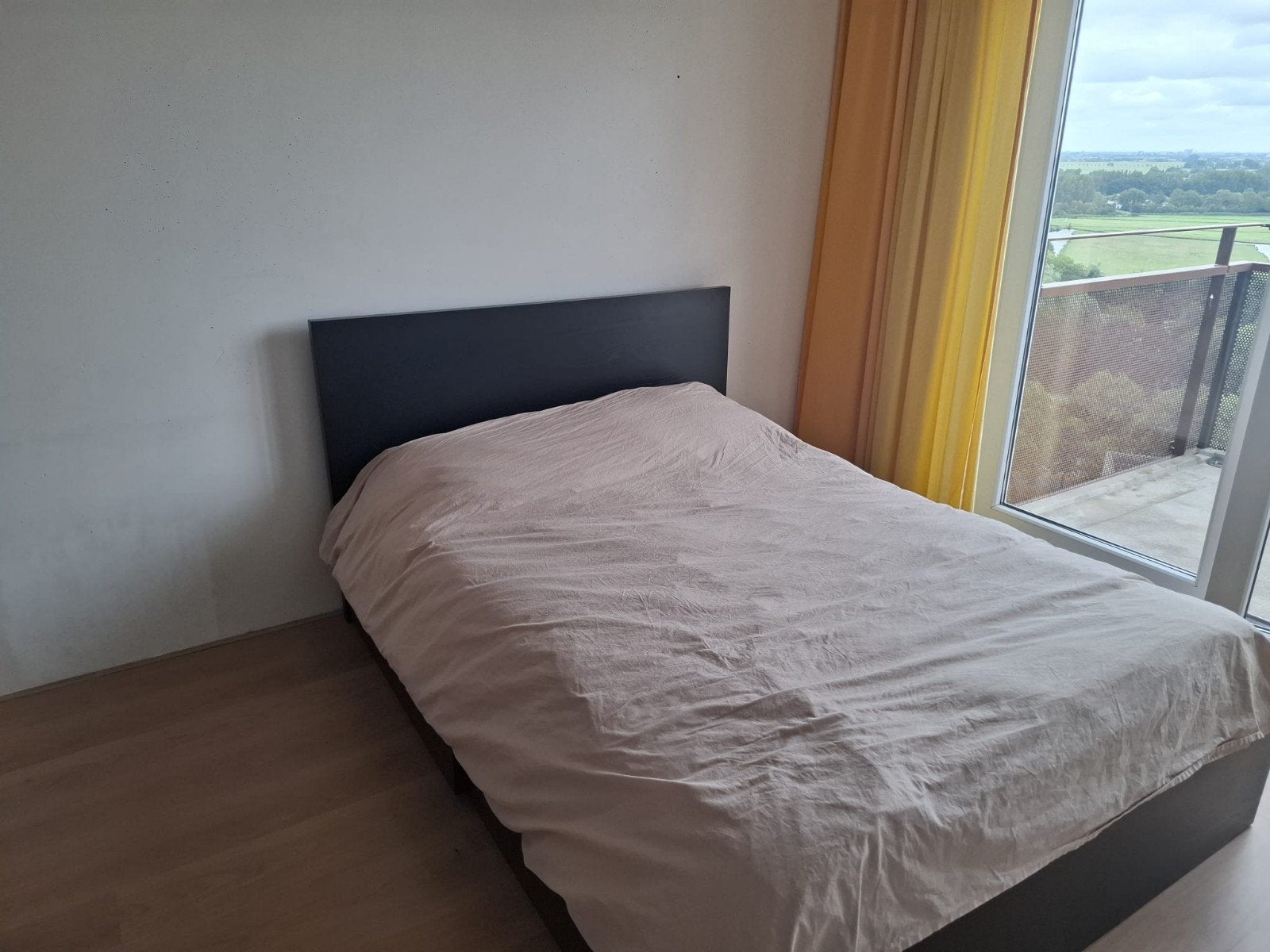 IKEA MALM Tweepersoonsbed met opbergruimte - Zwart, Huis en Inrichting, Ophalen, Gebruikt, Zwart, Tweepersoons
