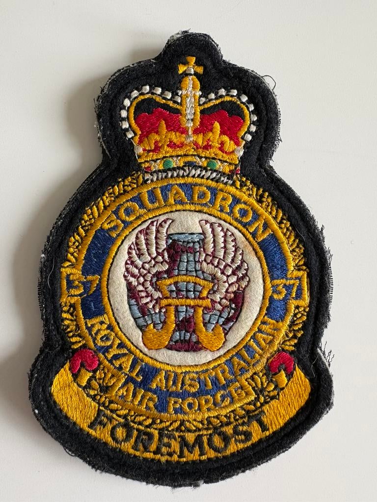 Royal Canadian Air force 57 squadron patch, Ophalen of Verzenden, Luchtmacht, Engeland, Embleem of Badge