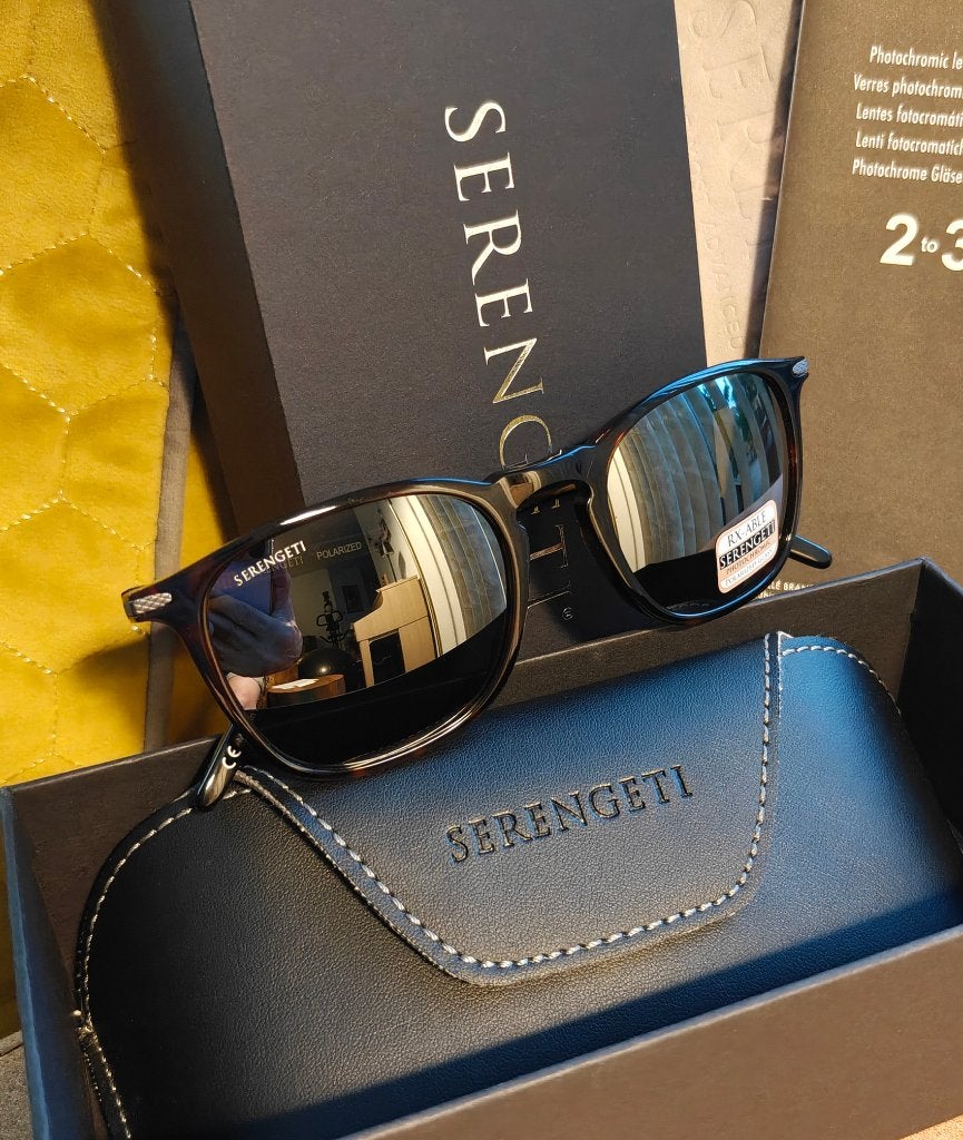 Serengeti zonnebril Delio 8853 555nm Green Polarized, Overige merken, Zonnebril, Bruin, Nieuw