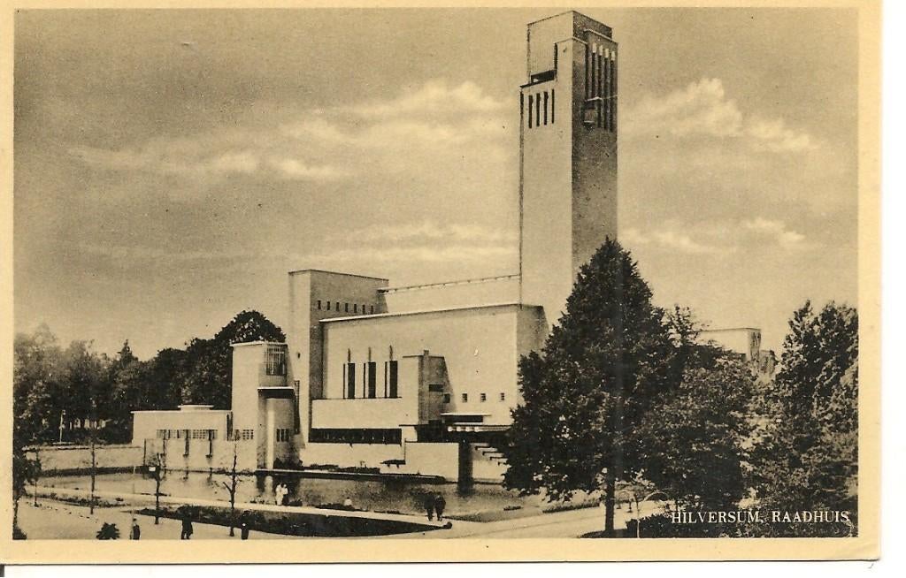 Hilversum Raadhuis., Ophalen of Verzenden, 1960 tot 1980, Ongelopen, Noord-Holland
