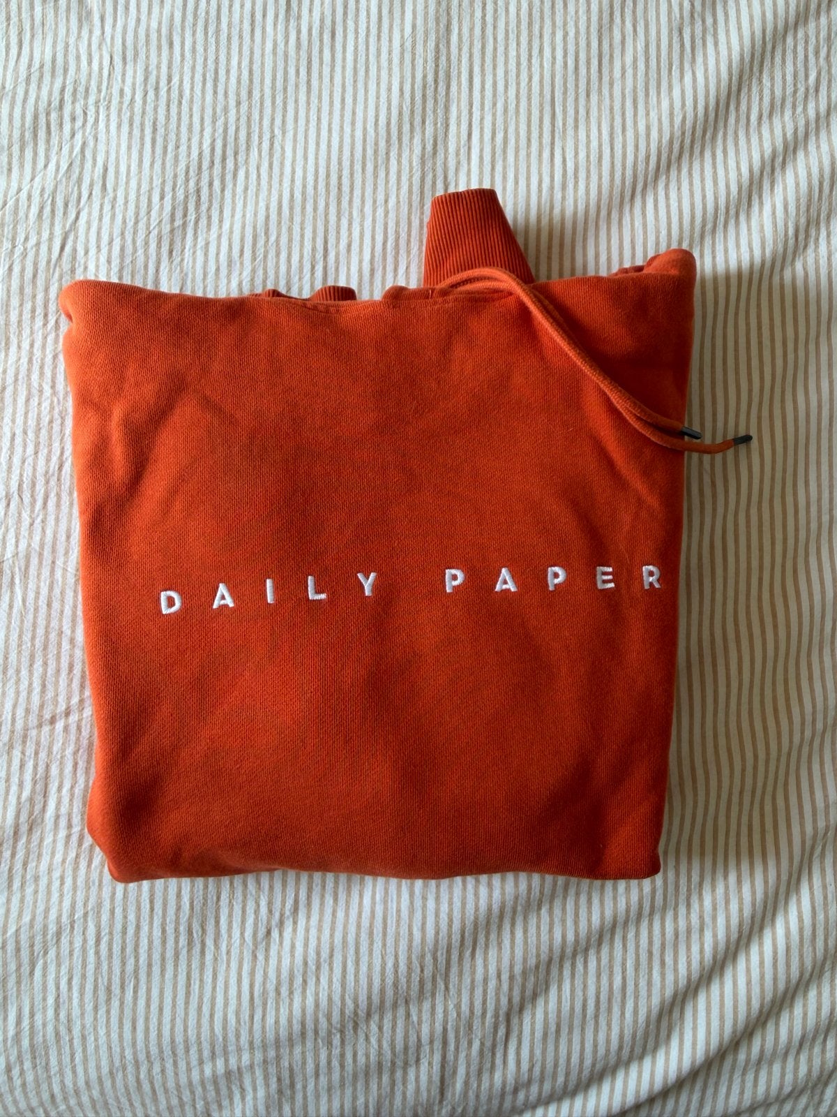 Daily Paper Hoodie Oranje - Zo goed als nieuw, Ophalen of Verzenden, Zo goed als nieuw, Maat 48/50 (M), Oranje