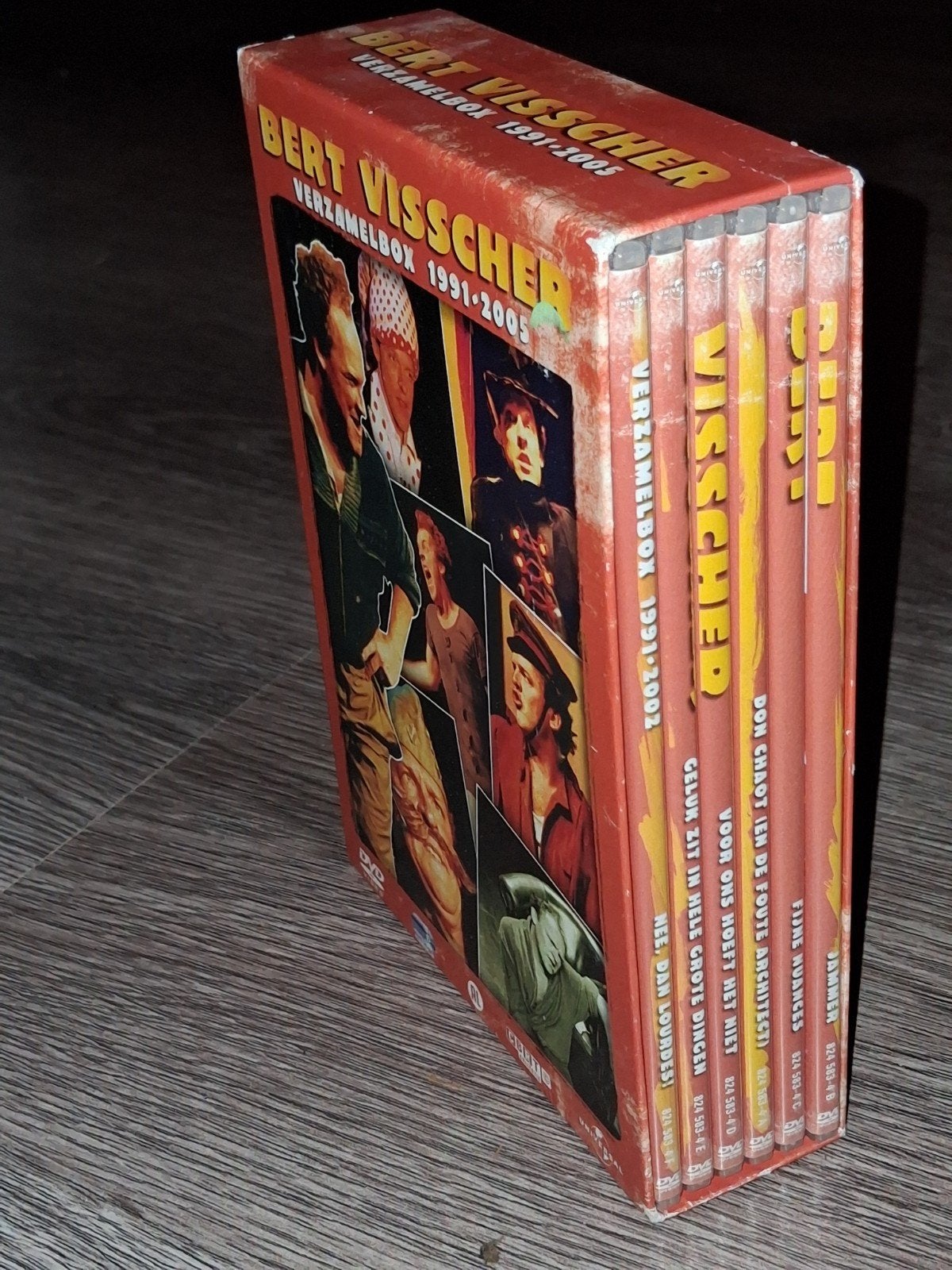 Bert Visscher verzamelbox 6 dvds 1991-2005 uitmuntende staat, Alle leeftijden, Ophalen of Verzenden, Zo goed als nieuw, Stand-up of Theatershow