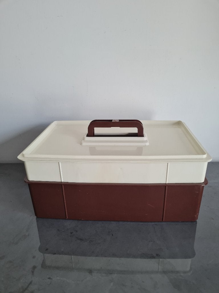 vintage naaidoos, naaibox, opbergbox, Ophalen of Verzenden, Huis en Inrichting