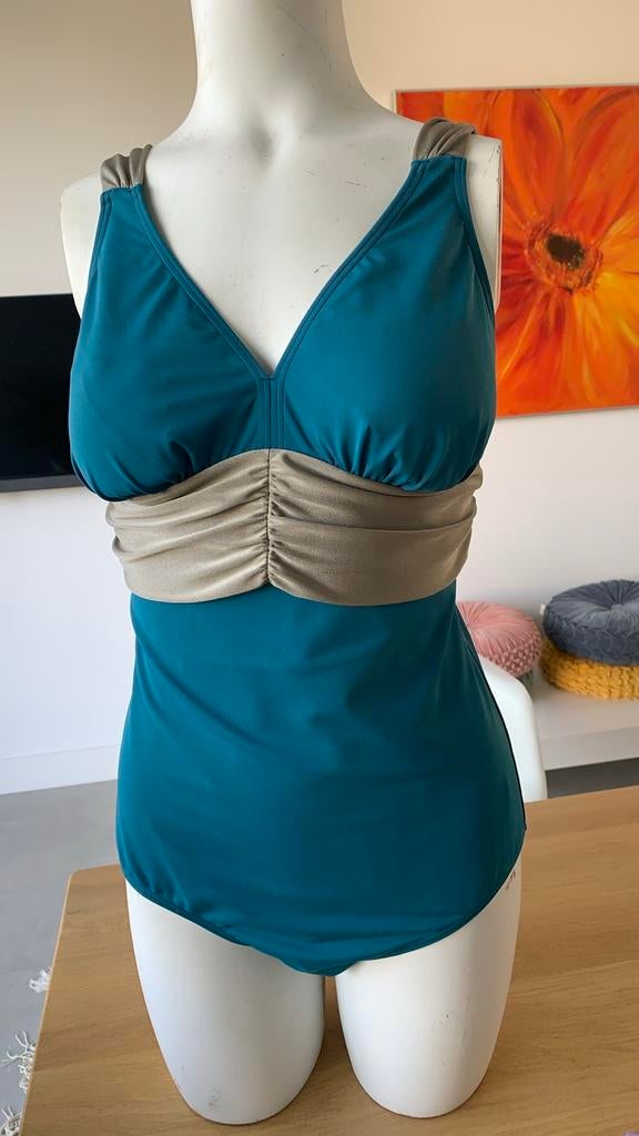 Nieuw Beachwave Badpak 40-52  - Sneldrogend, Ophalen of Verzenden, Nieuw, Blauw, Badpak