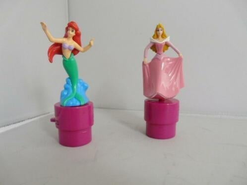 Disney # de kleine zeemeermin en de prinses op draaivoet., Ophalen of Verzenden, Pocahontas of Kl. Zeemeermin, Zo goed als nieuw