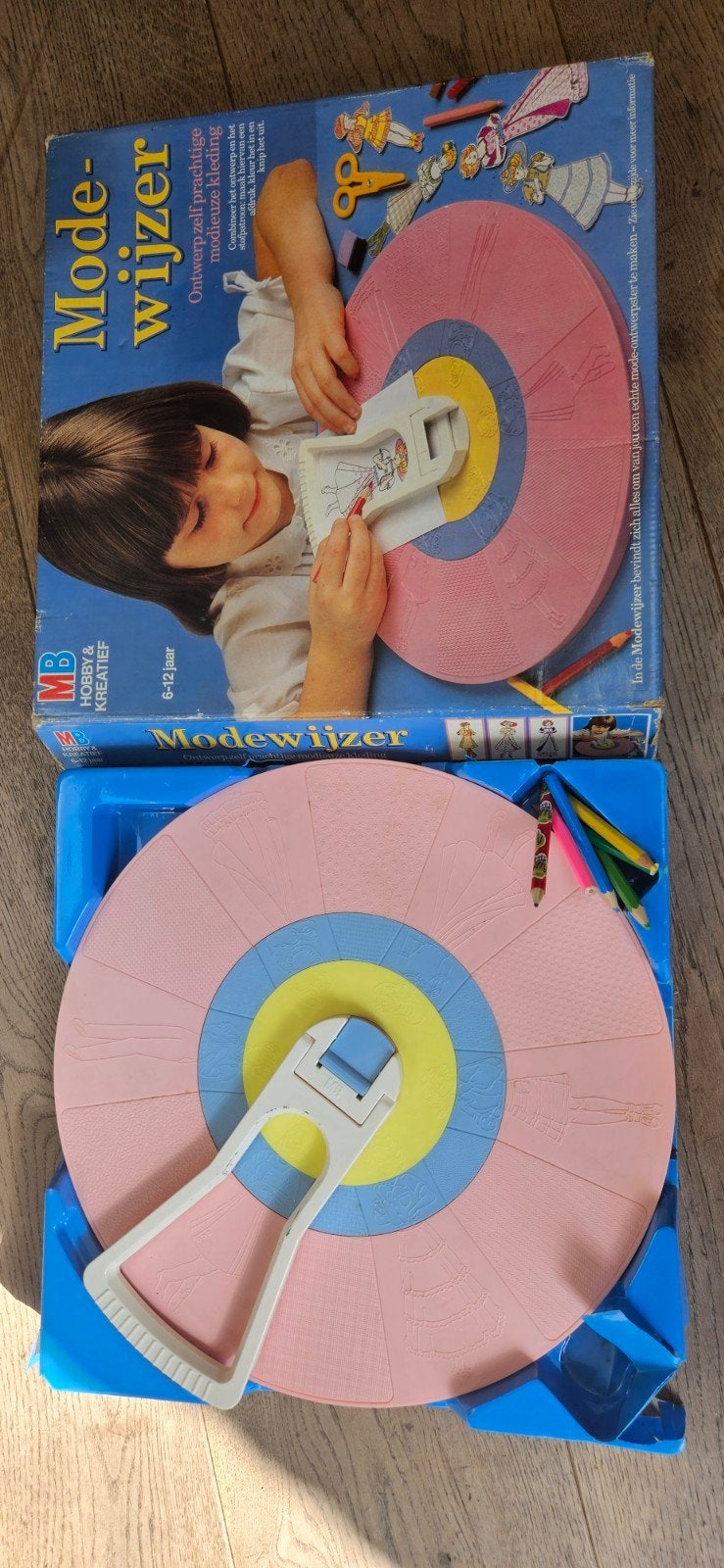 vintage MB Modewijzer - Ontwerp je eigen mode (6-12 jaar), Gebruikt, Overige thema's, Meerkleurig, Ophalen of Verzenden