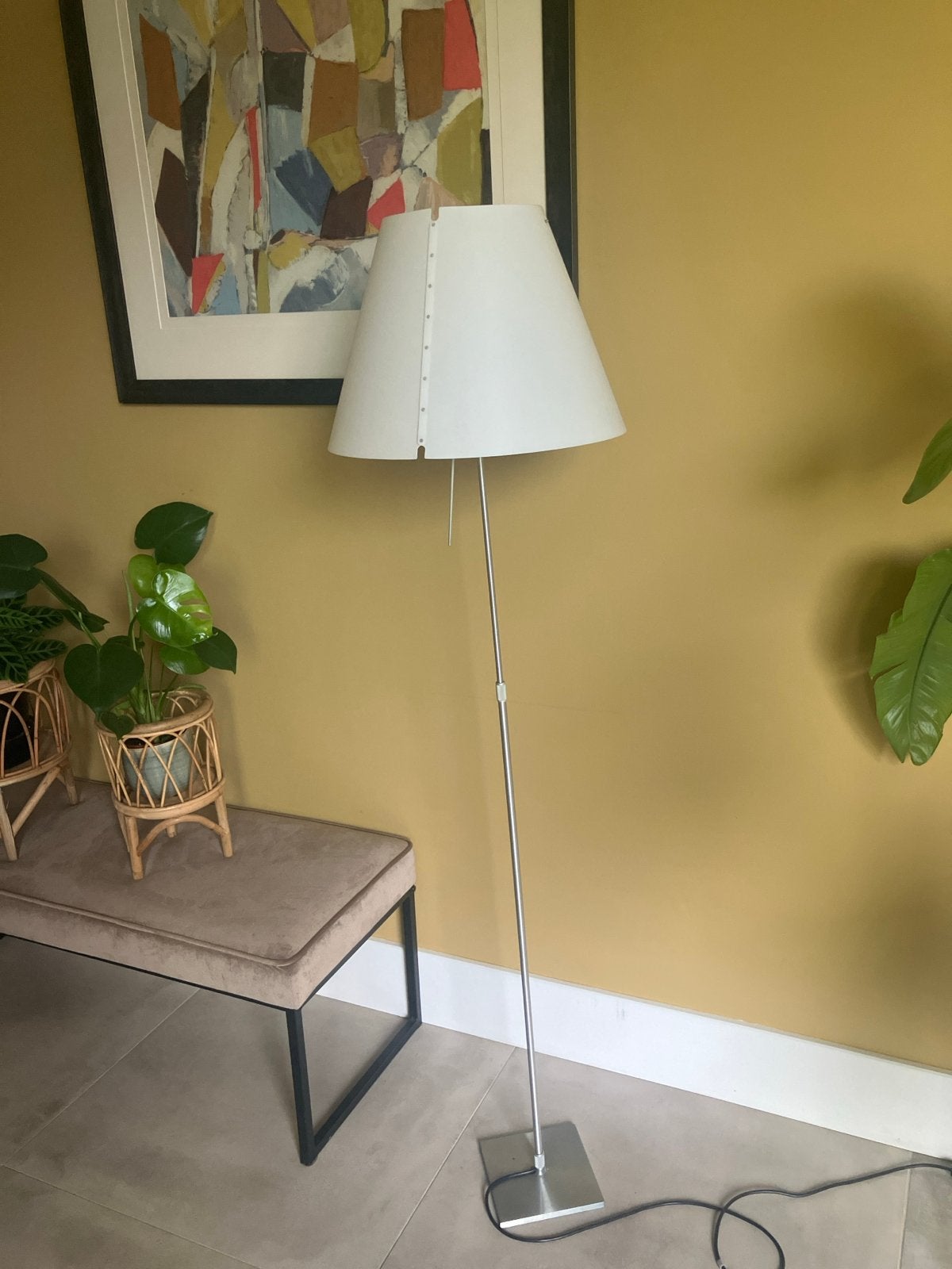 Luceplan Costanza D13 vloerlamp - Paolo Rizzatto, Ophalen, Gebruikt, E27 (groot), Metaal