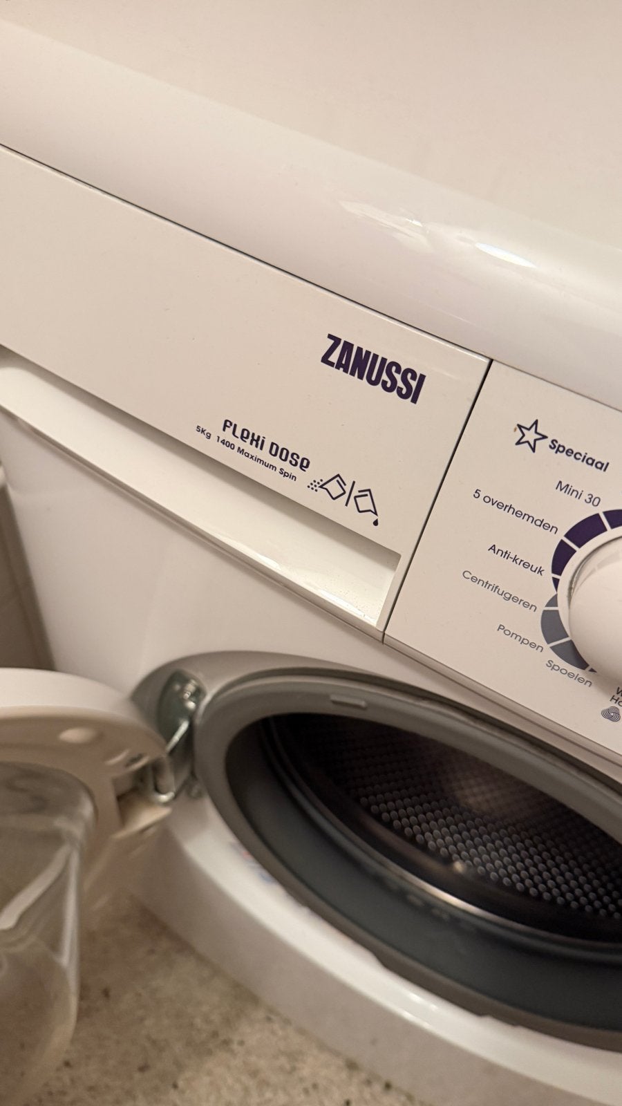 Zanussi Voorlader Wasmachine - 5kg, 1400 toeren, Witgoed en Apparatuur, Wasmachines, Ophalen, 1200 tot 1600 toeren, Gebruikt, 4 tot 6 kg