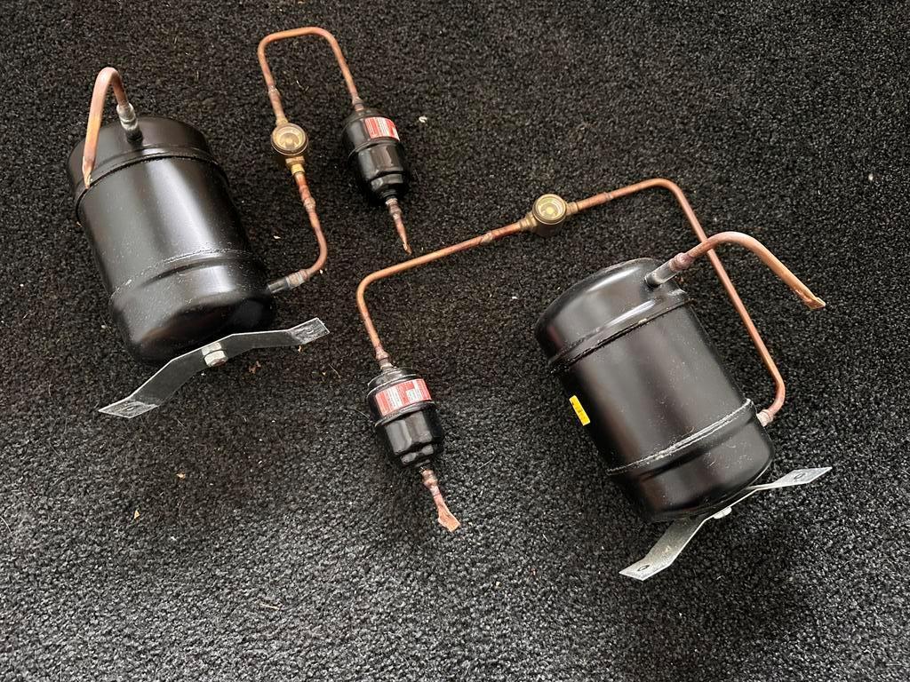 Blast Chiller vloeistofreservoir, droger en kijkglas, Ophalen of Verzenden, Gebruikt