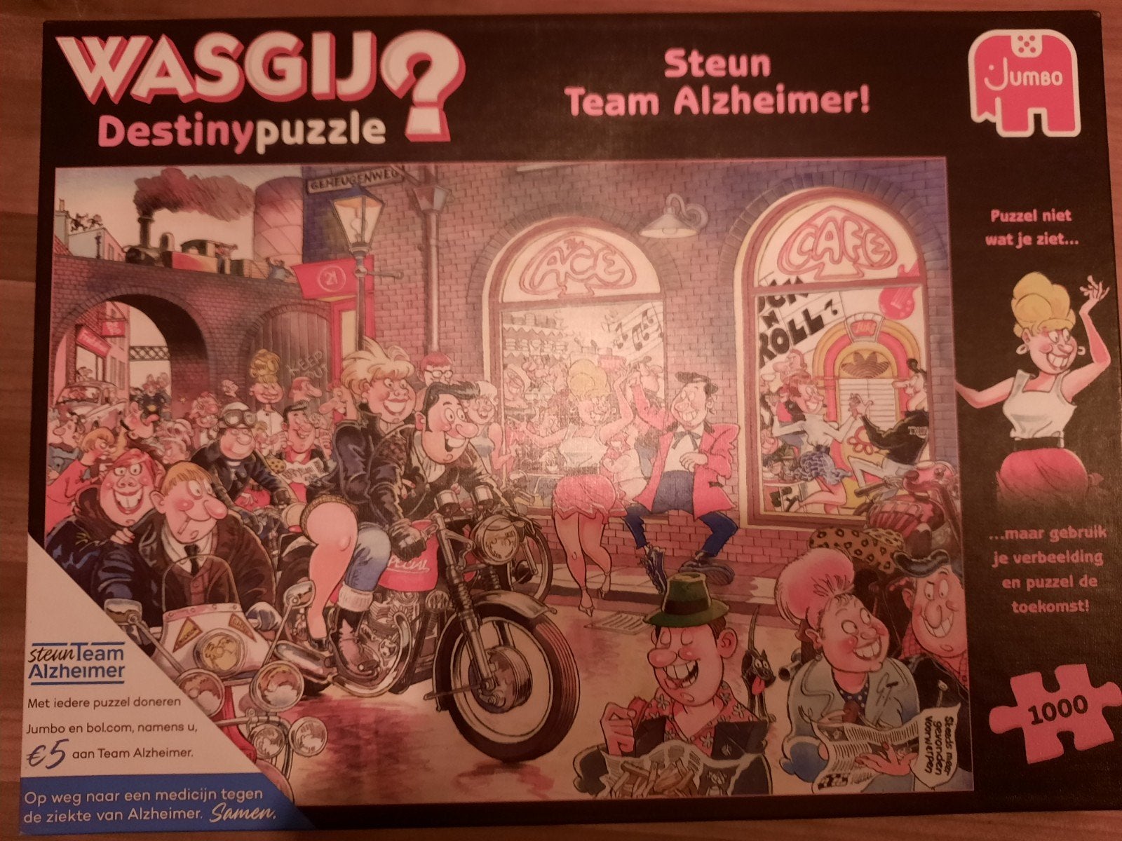 Wagij Destiny puzzels 1000 stukjes, Hobby en Vrije tijd, Denksport en Puzzels, Ophalen, 500 t/m 1500 stukjes, Zo goed als nieuw