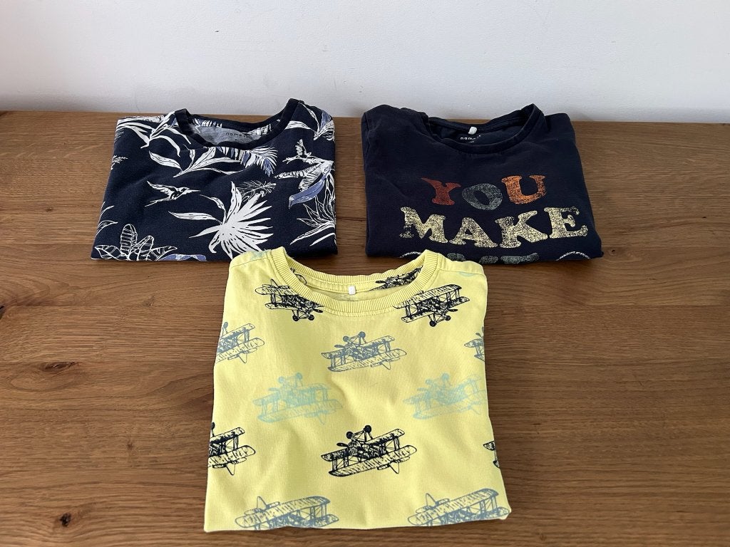 3 leuke en goede t-shirts, Maat 116, Name it, Zgan!, Kinderen en Baby's, Kinderkleding | Maat 116, Ophalen of Verzenden, Zo goed als nieuw