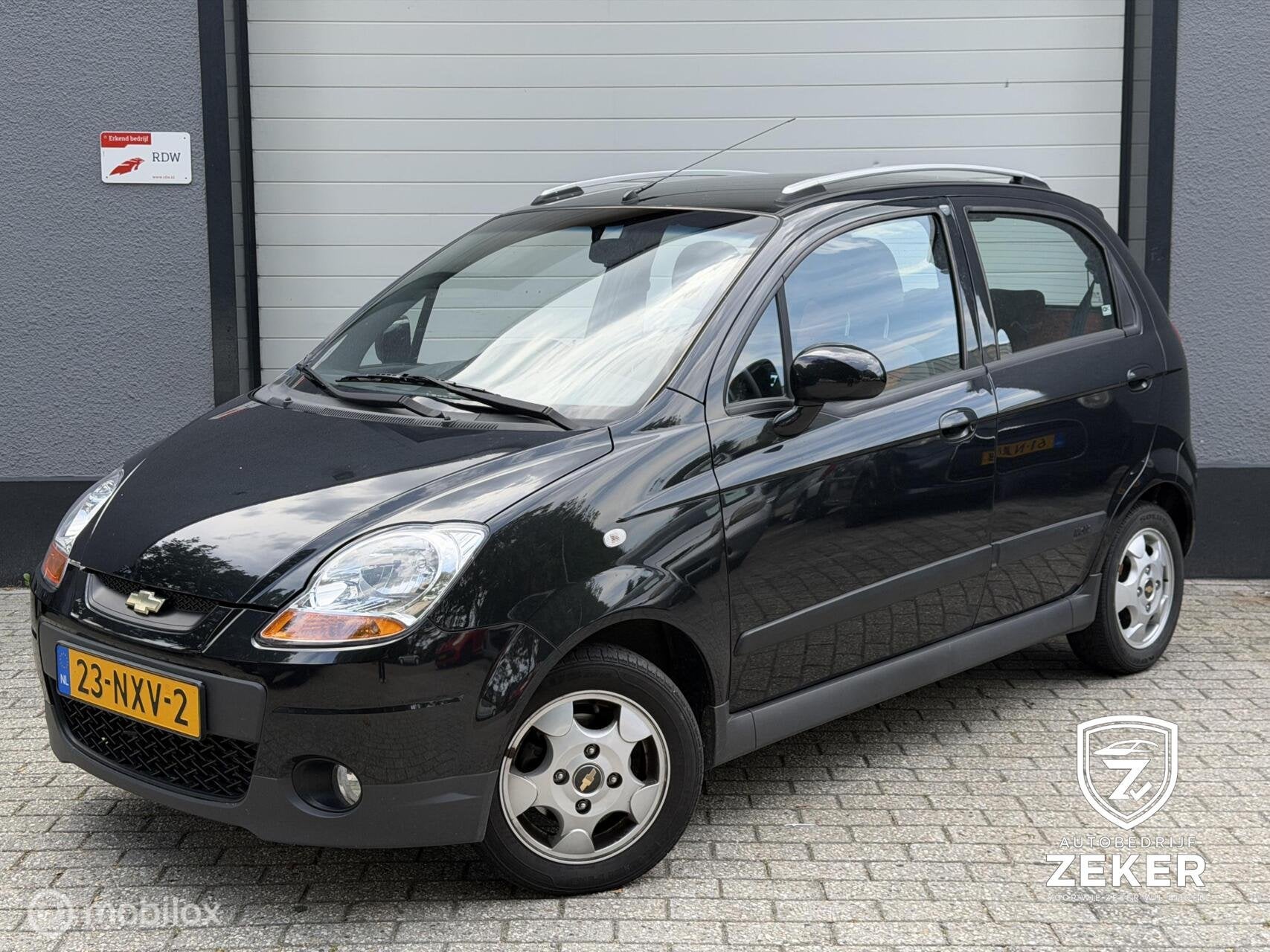 Chevrolet Matiz 0.8 Automaat / 2e eigenaar / N.A.P / Airco /, Auto's, Euro 5, Gebruikt, Zwart, Origineel Nederlands