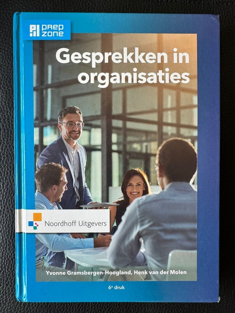 Gesprekken in organisaties, Boeken, Studieboeken en Cursussen, Ophalen, Nieuw, HBO, Yvonne Gramsbergen-Hoogland, Henk van der Molen