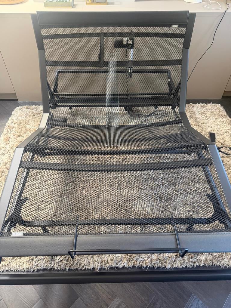 Auping elektrisch verstelbare bed bodem, Ophalen, 90 cm, Eenpersoons, Zo goed als nieuw