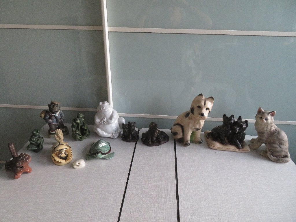 LOT :  OUDE en NIEUWERE BEELDJES van DIEREN zie FOTO´S, Ophalen of Verzenden, Gebruikt, Dier