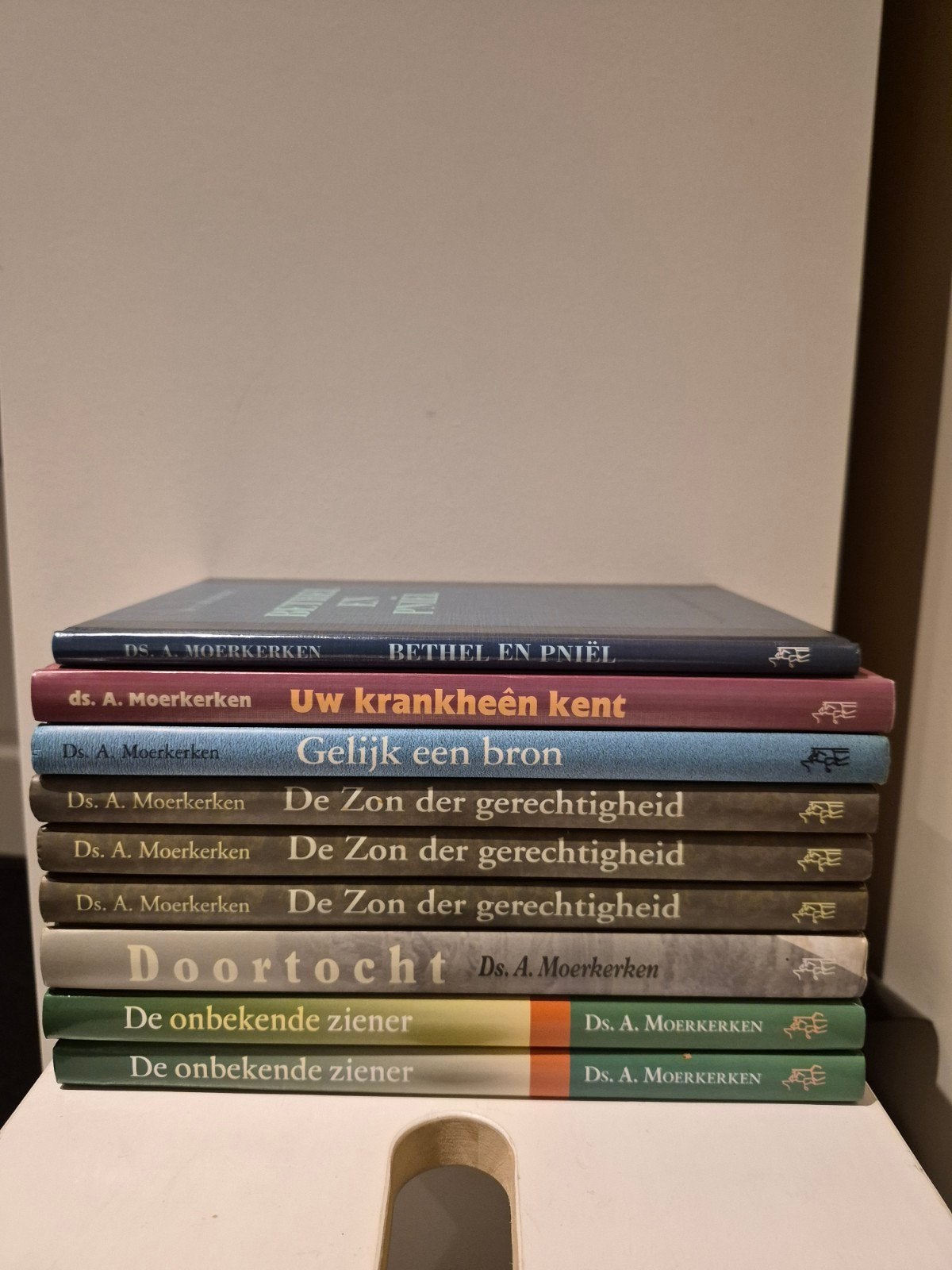 boeken Ds. A. Moerkerken ook te koop per stuk, Ophalen of Verzenden, Gelezen, Ds. A. Moerkerken, Christendom | Protestants