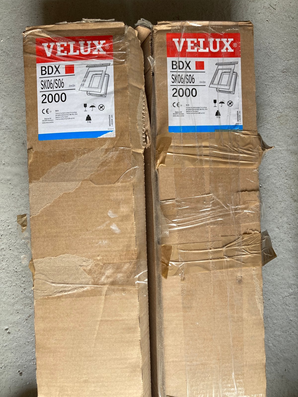Velux BDX SK06 / S06 isolatieframes (2x) voor dakraam, 80 tot 120 cm, 80 tot 120 cm, Nieuw, Ophalen of Verzenden