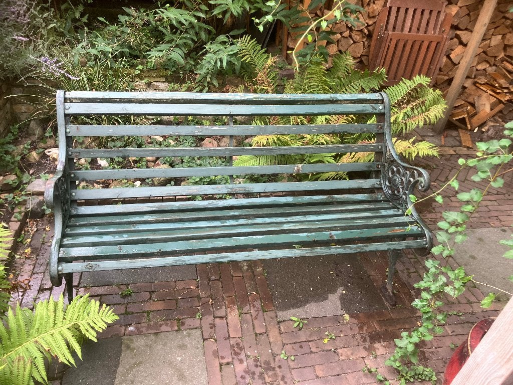 Tuinbank, Tuin en Terras, Ophalen, Gebruikt, Metaal