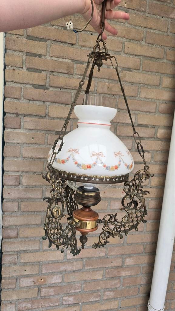 Antieke lamp, Ophalen