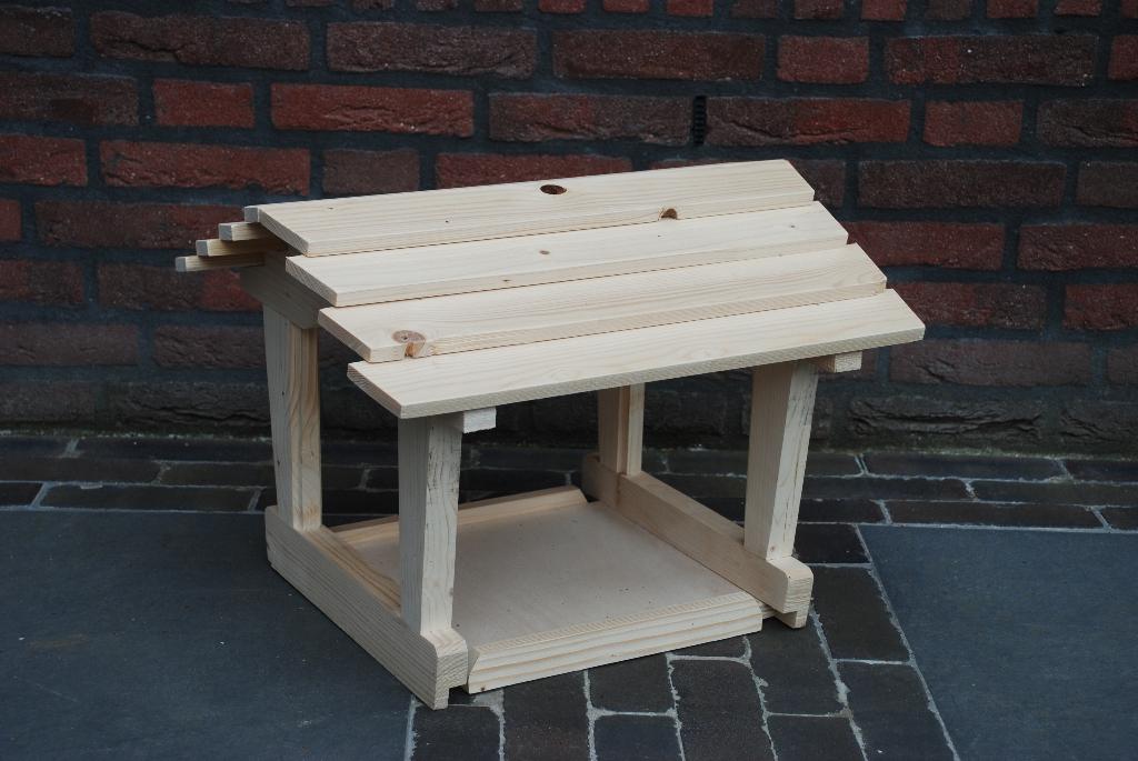 houten voederhuisje, Ophalen, Nieuw