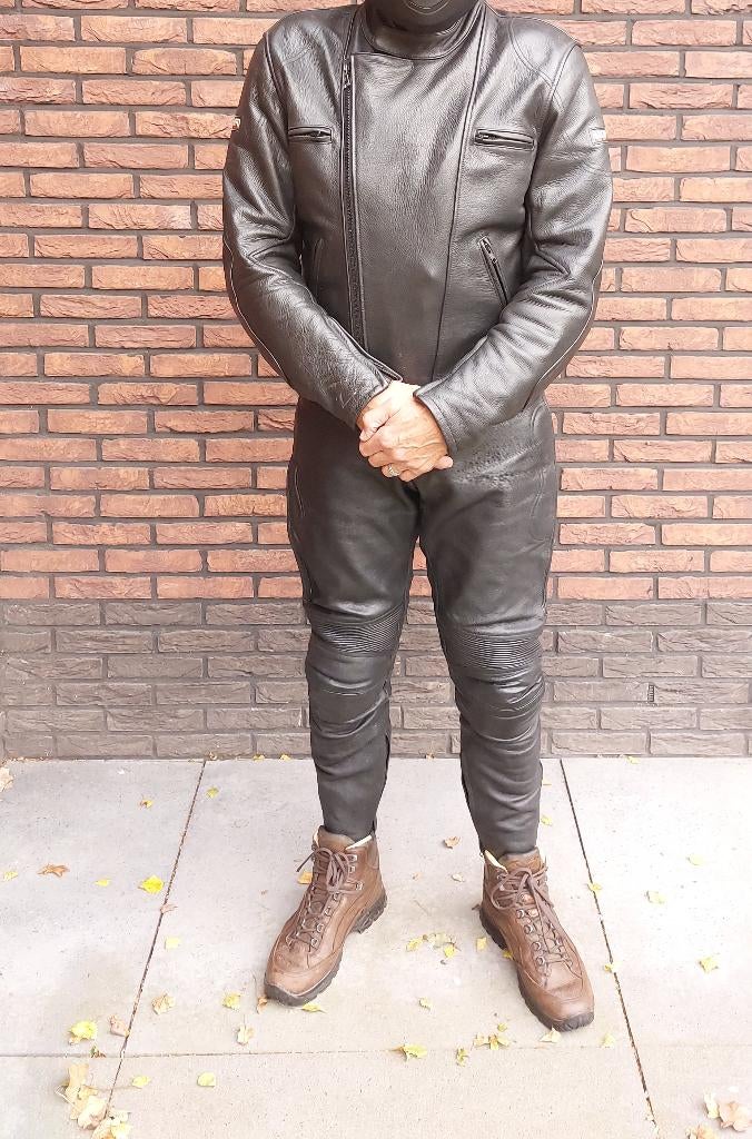 Akito 2 delig leren motorpak, Motoren, Kleding | Motorkleding, Overige merken, Ophalen of Verzenden, Tweedehands, Heren