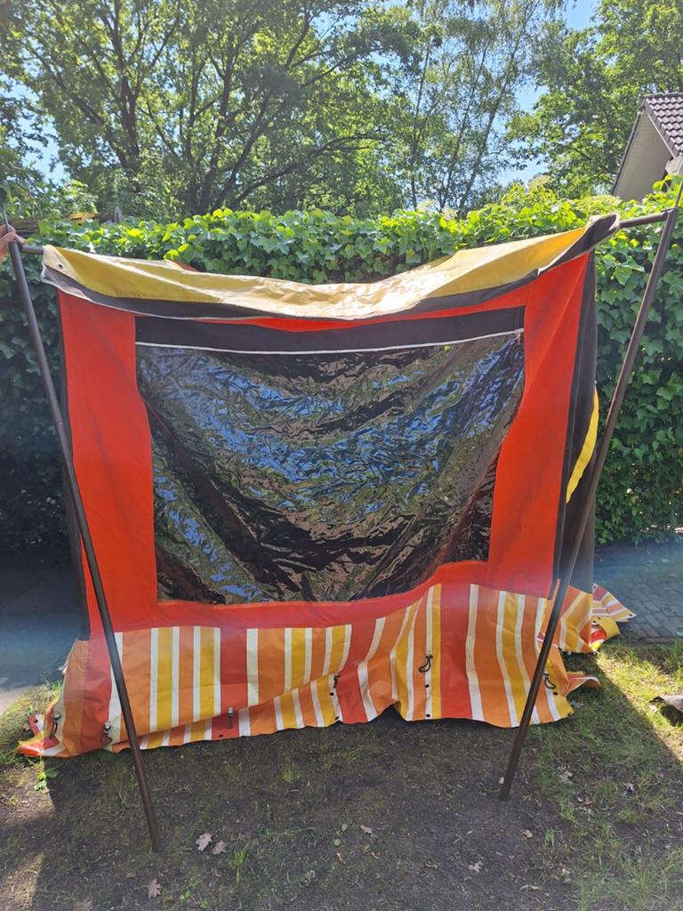 Retro vintage winter voortent caravan 2x2, Ophalen of Verzenden, Gebruikt