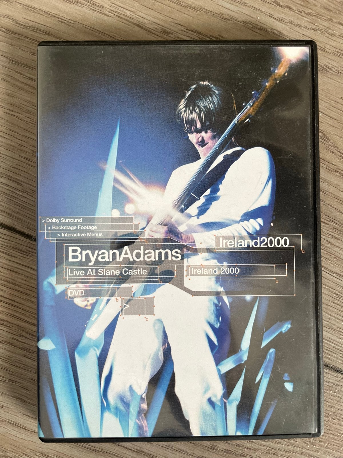 Bryan Adams Live At Slane Castle Ireland 2000 DVD, Cd's en Dvd's, Alle leeftijden, Engels, Ophalen of Verzenden, Concert