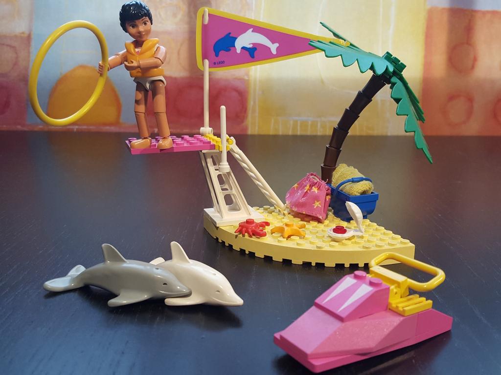 Lego Belville Dolfijnen Show 5845, Kinderen en Baby's, Speelgoed | Duplo en Lego, Gebruikt, Overige thema's, Lego, Ophalen of Verzenden
