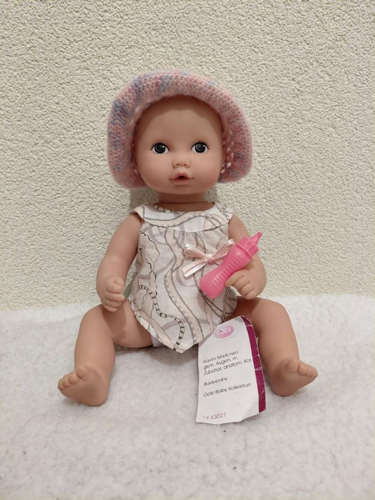 Mooie Babypop 🍼🩷 van Gotz = 30 cm., Ophalen of Verzenden, Zo goed als nieuw, Babypop