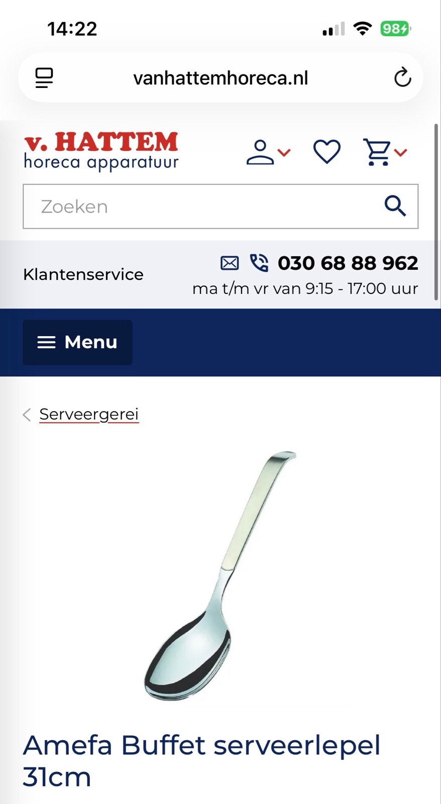 Amefa Buffetlepels (24 stuks) - Nieuw in verpakking, Ophalen of Verzenden, Nieuw in verpakking, Overige typen