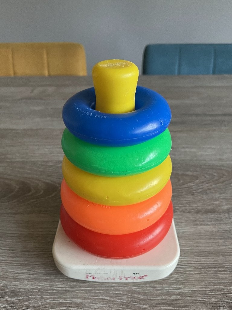 Fisher-price stapel ringen toren, Ophalen of Verzenden, Zo goed als nieuw, Speelset