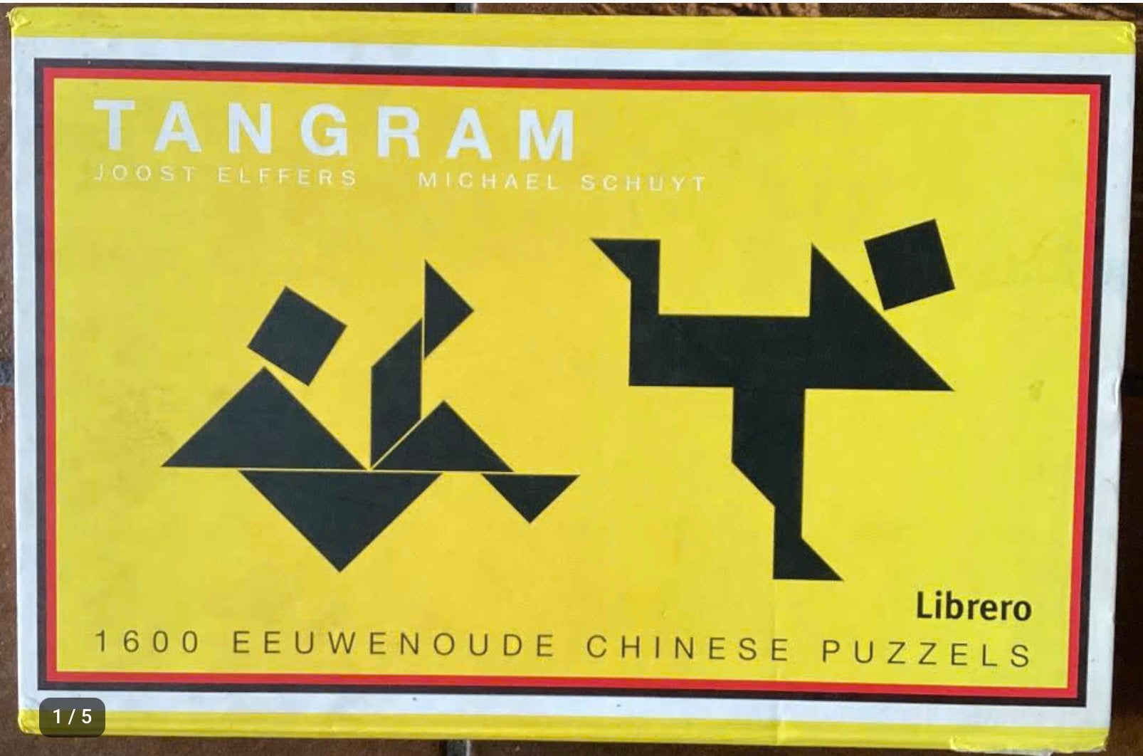 Tangram 1600 eeuwenoude Chinese puzzels Librero, Ophalen of Verzenden, 500 t/m 1500 stukjes, Zo goed als nieuw