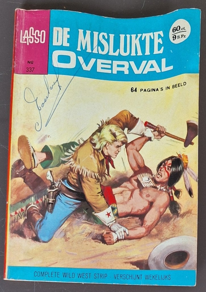 De mislukte overval - Lasso serie - nr 337, Boeken, Eén stripboek, Ophalen of Verzenden, Gelezen