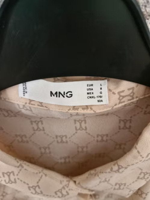 Zalmkleurige blouse maat L h, Kleding | Dames, Maat 38/40 (M), Onbekend, Ophalen of Verzenden, Zo goed als nieuw