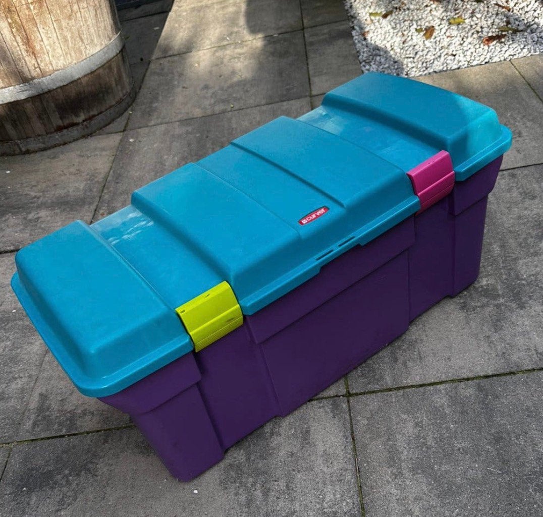Curver / Rubbermaid Keepers Totelocker kunststof opbergbox, Ophalen, Gebruikt, Kunststof