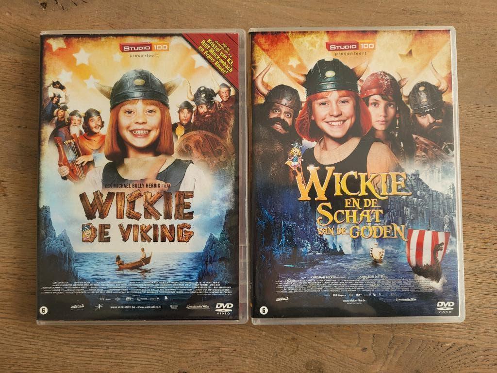 DVD 2x Wicky de Viking en de schat van de goden, Alle leeftijden, Ophalen of Verzenden, Zo goed als nieuw, Actie en Avontuur