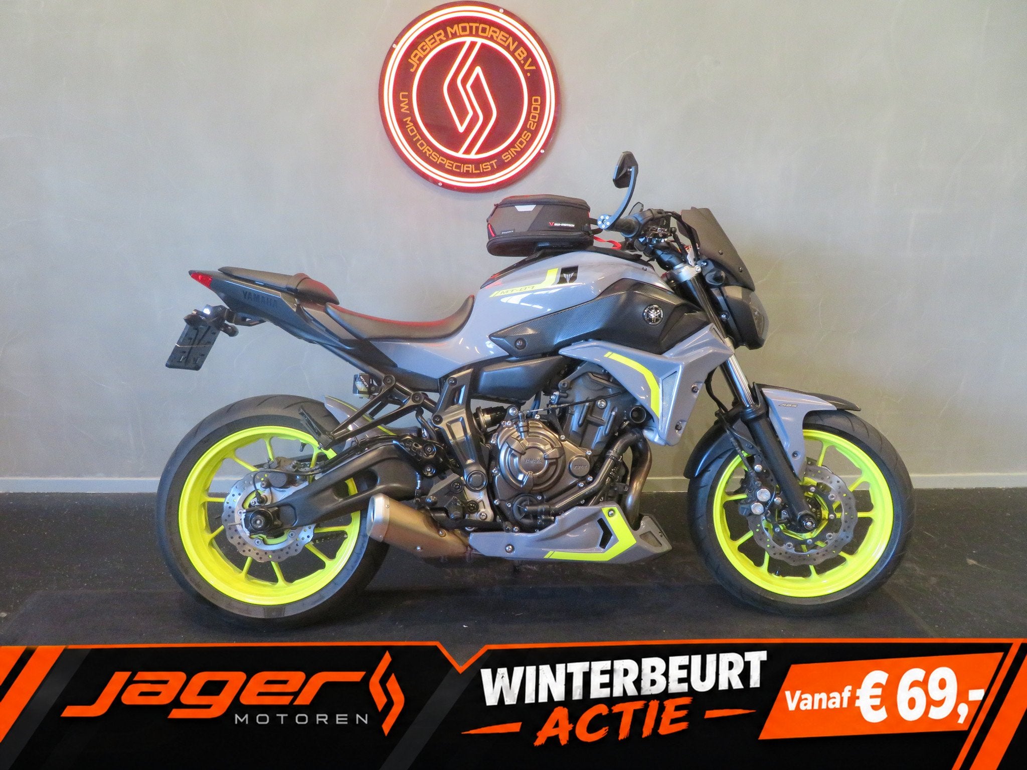 Yamaha MT 07 MT07 ABS SUPER STRAK! (bj 2017), Naked bike, Gebruikt, Bedrijf