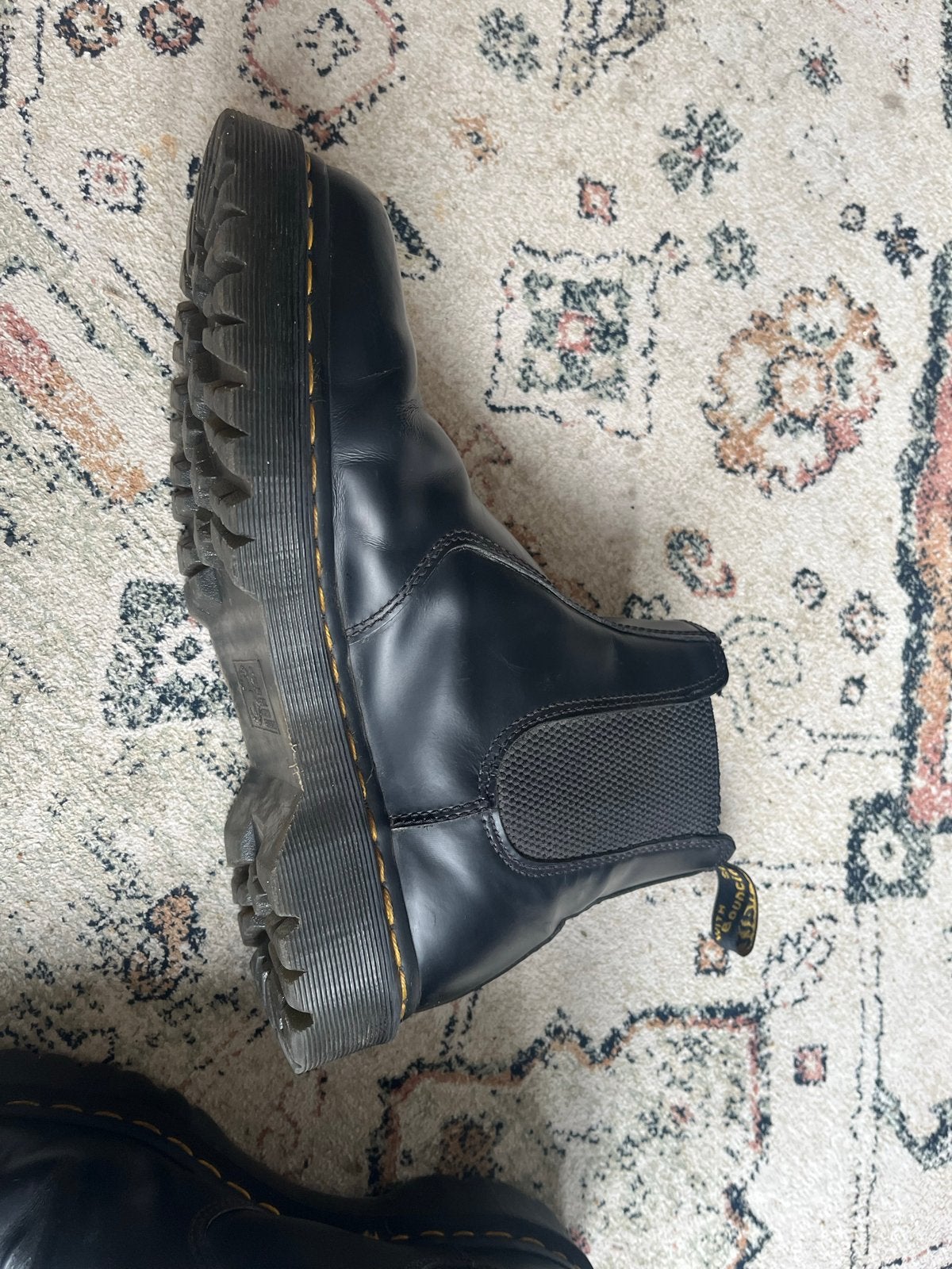Dr. Martens 2976 Bex Chelsea Boots - Zwart Leer, Ophalen, Gedragen, Zwart, Boots