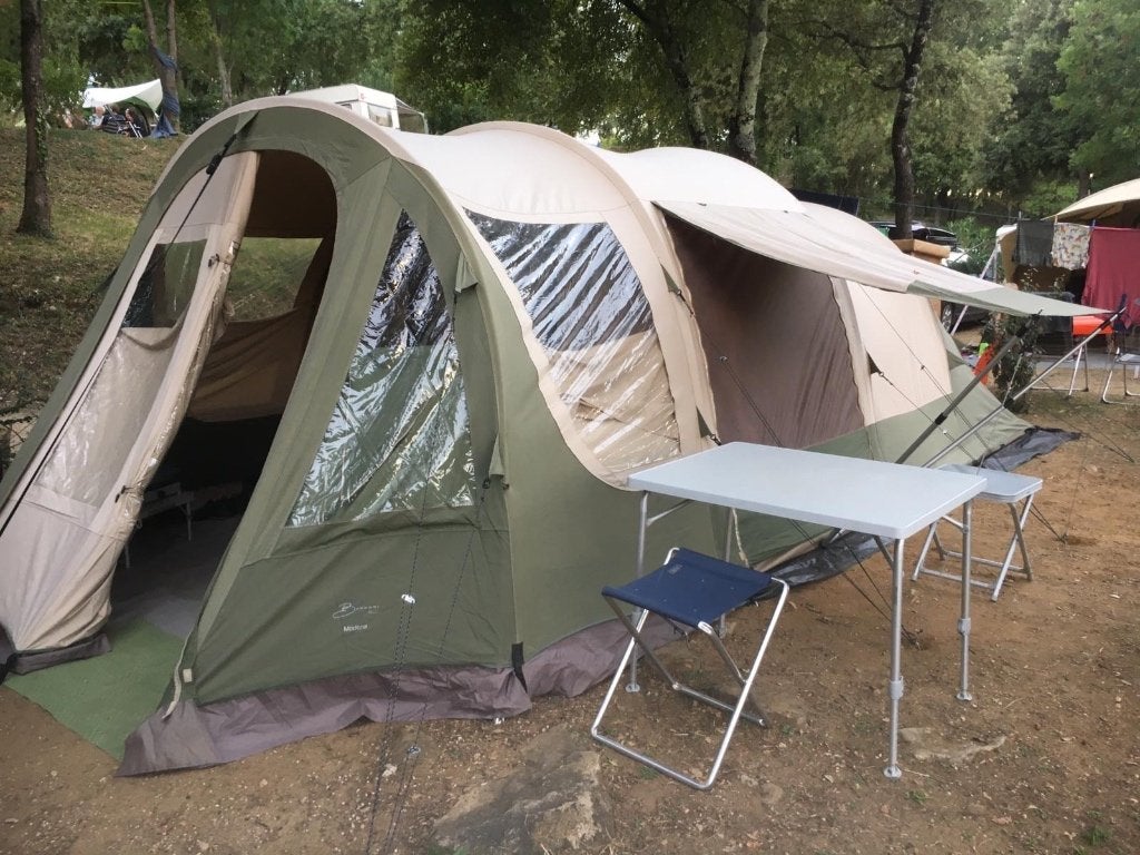 Tunnel tent Bardani Modena 4p, Ophalen, Gebruikt, Tot en met 4