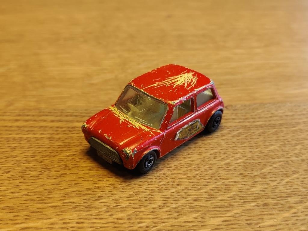 Matchbox Racing Mini ORANJE, Ophalen of Verzenden, Zo goed als nieuw, Auto
