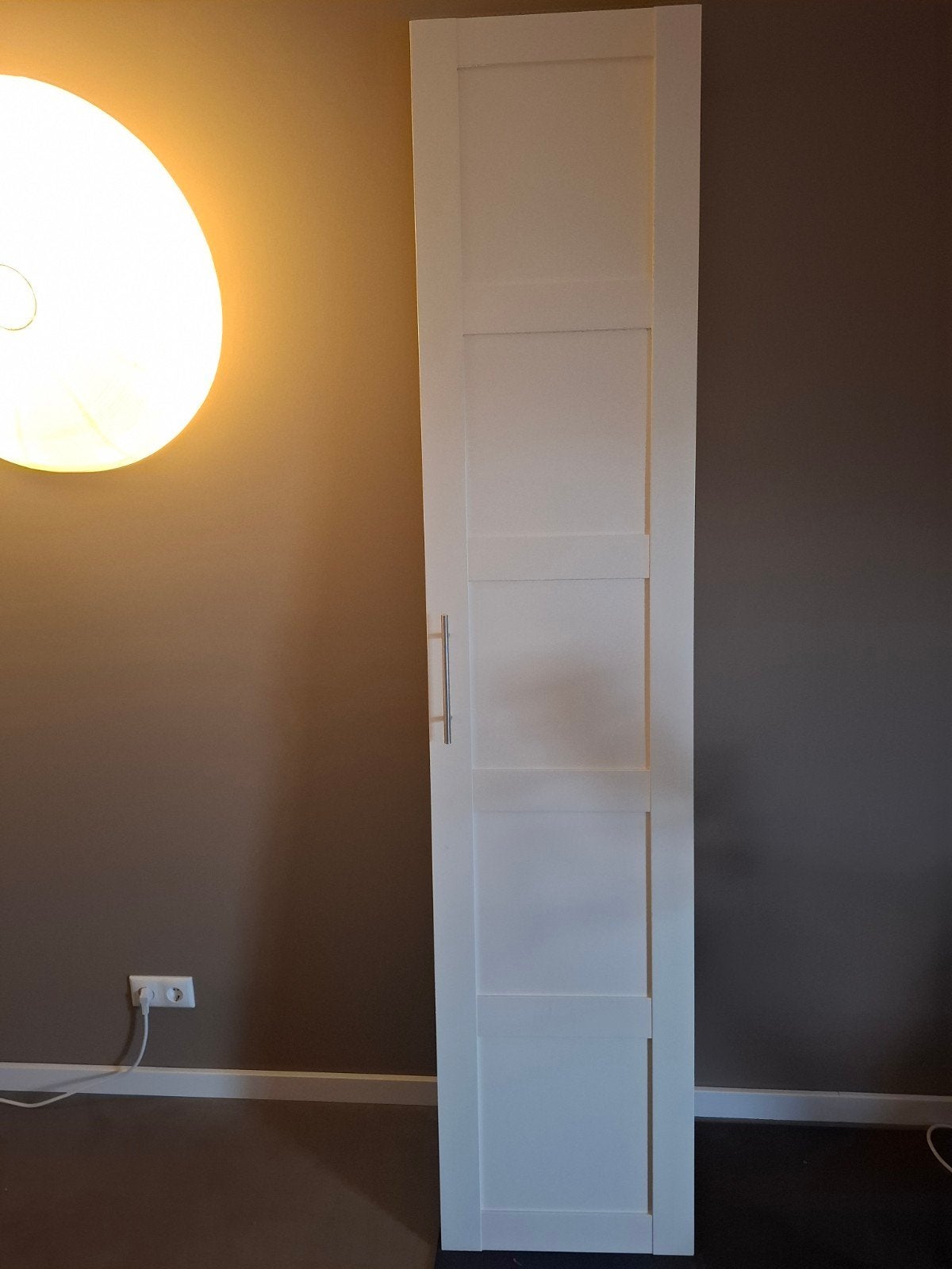 IKEA kastdeur Bergsbo wit 229cm, Ophalen, 200 cm of meer, 50 tot 100 cm, Zo goed als nieuw