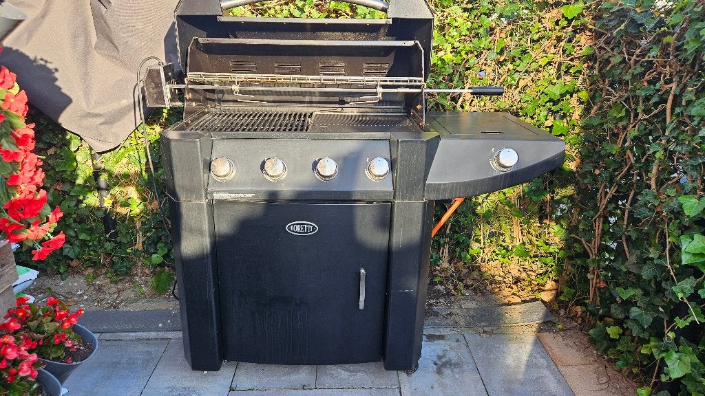 BORETTI Gas barbecue met Hoes, Tuin en Terras, Ophalen, Gebruikt, Boretti